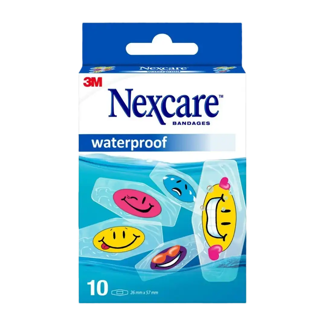 Nexcare 3M Tattoo Waterproof Plasters Cool Collection, 10's