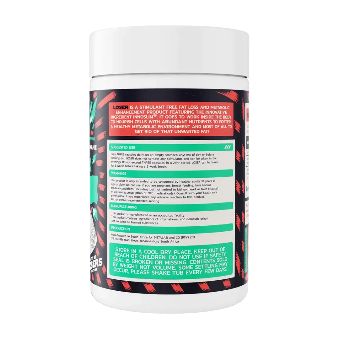 Metalab Loser Premium Metabolic Enhancer, 30 Servings