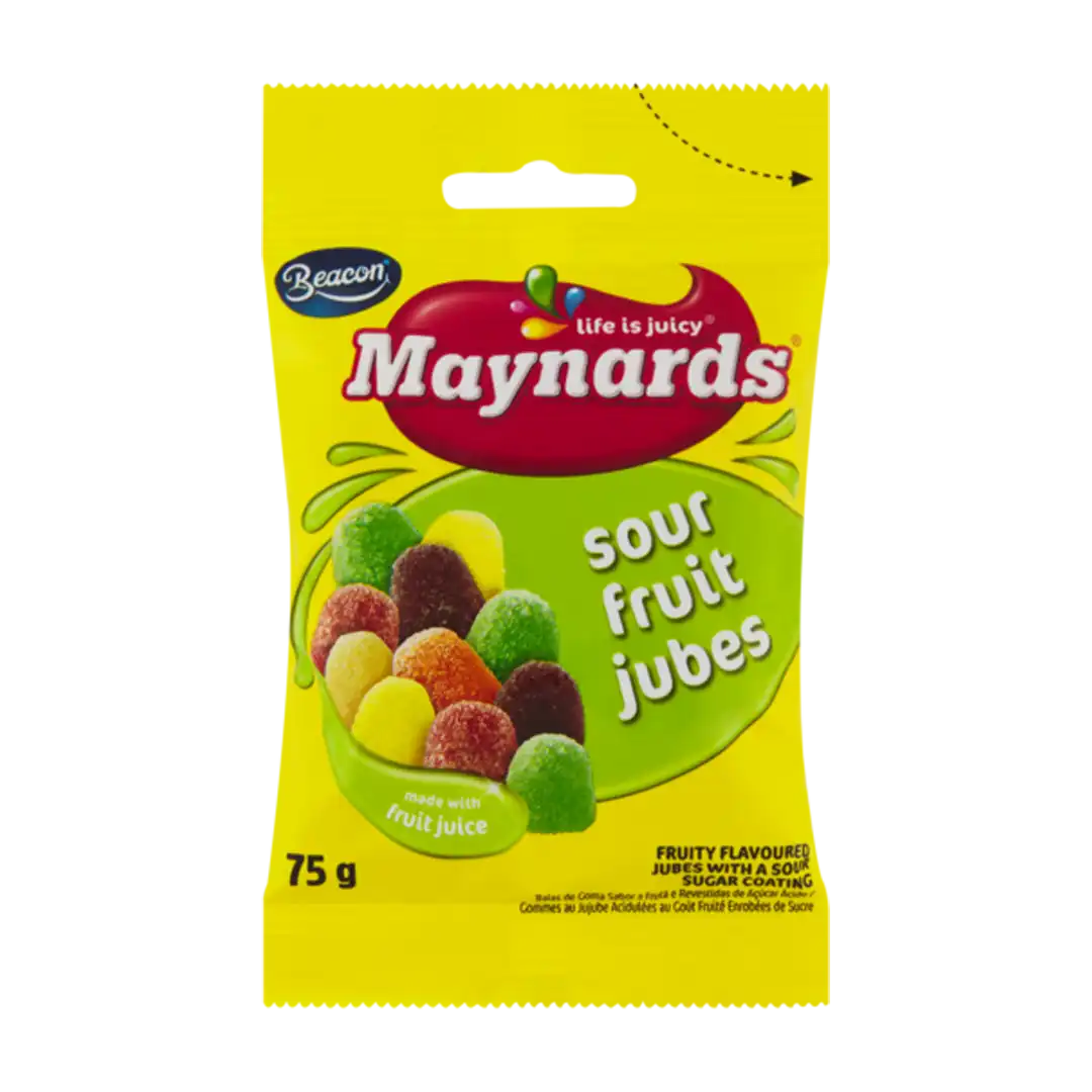 Beacon Maynards Sour Jubes, 75g