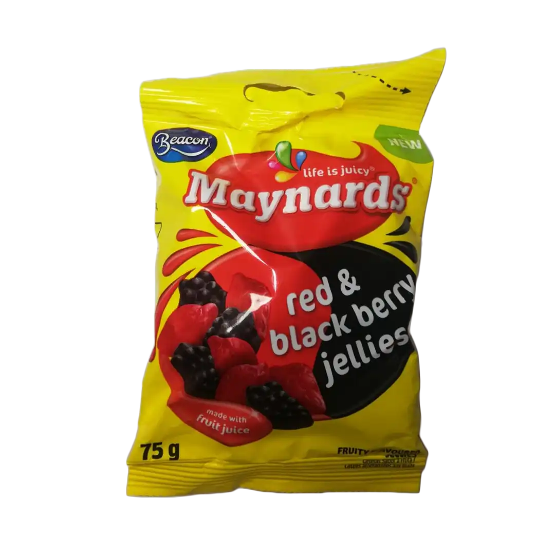 Beacon Maynards Red & Black Berry Jellies, 75g