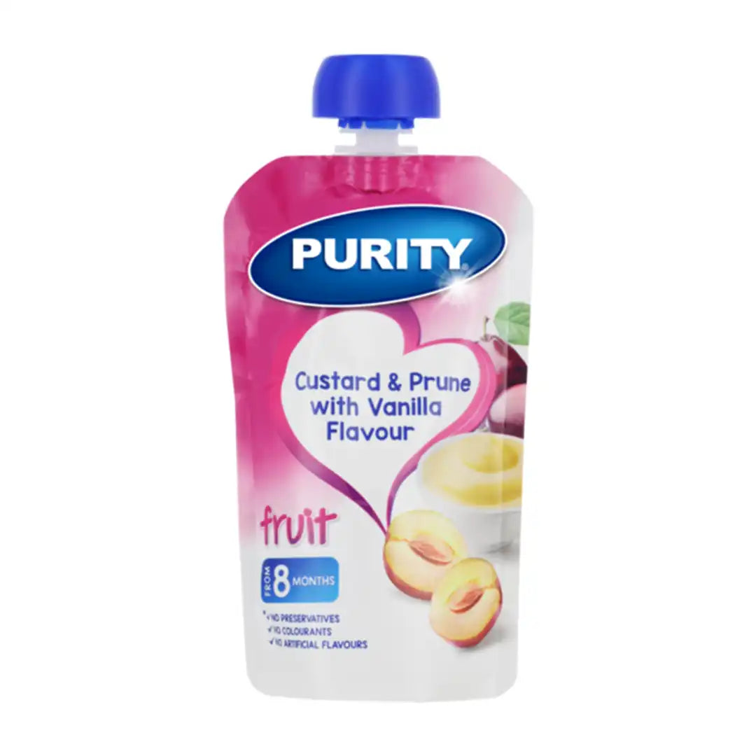 Purity 7 Months Vanilla Custard & Prune, 125ml