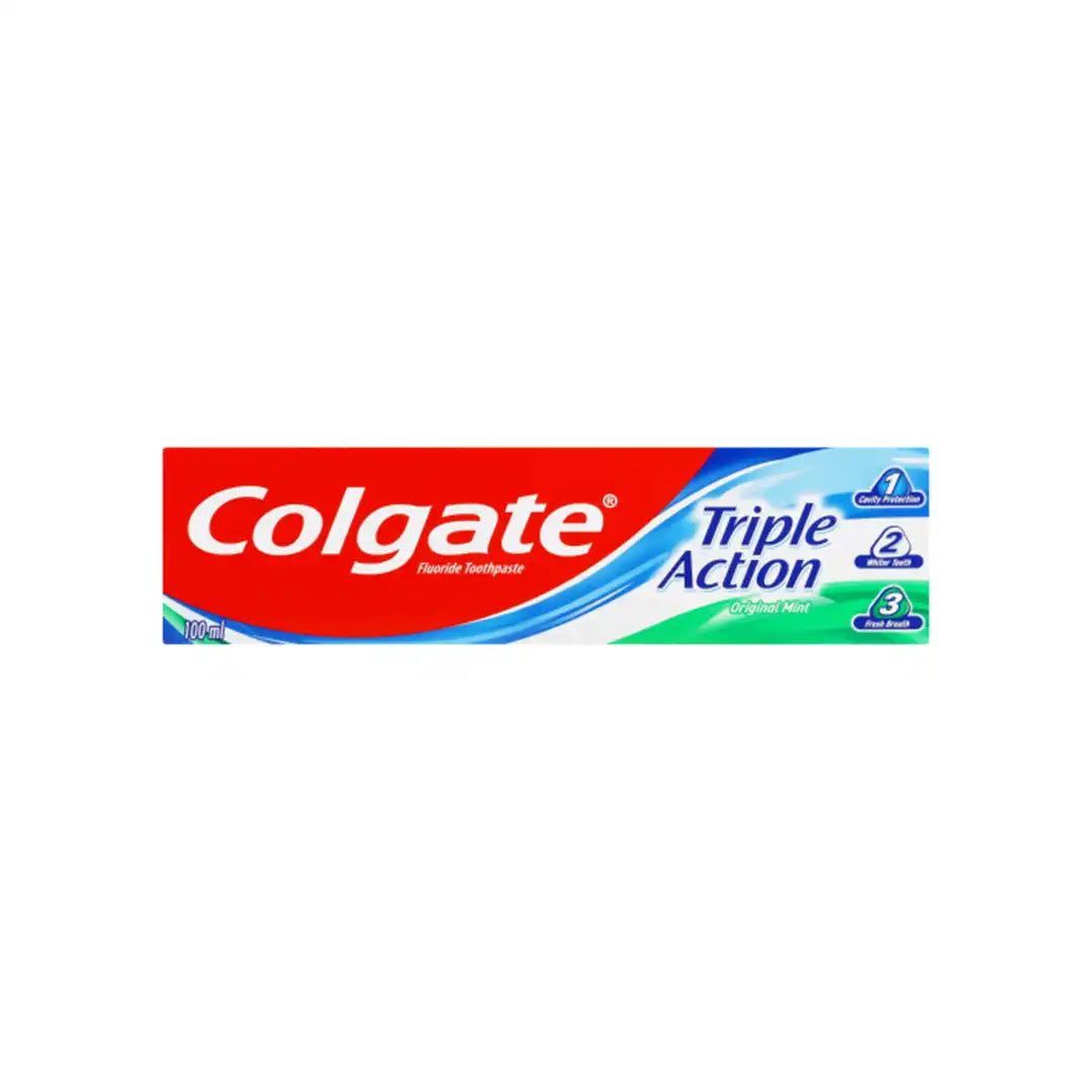 Colgate Triple Action Toothpaste, 100 ml