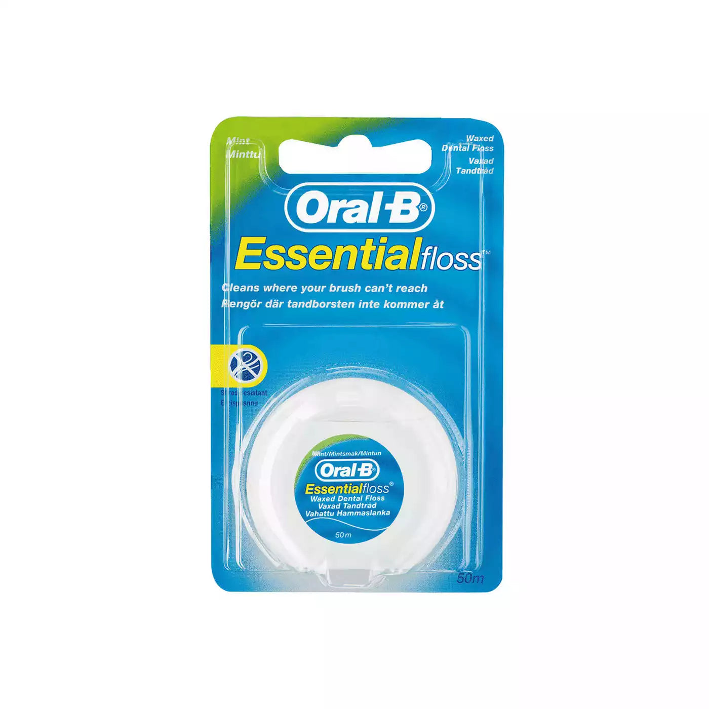 Oral-B Essential Floss Mint Waxed, 50m