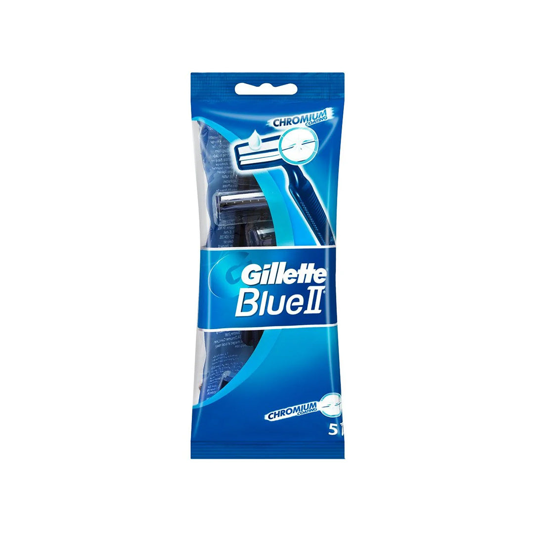 Gillette Blue II Plus Disposable Razors, 5's