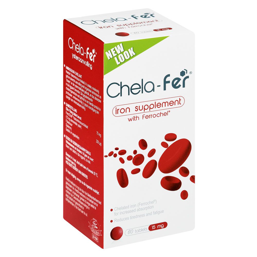 Chela-Fer Iron Supplement Tablets, 60's
