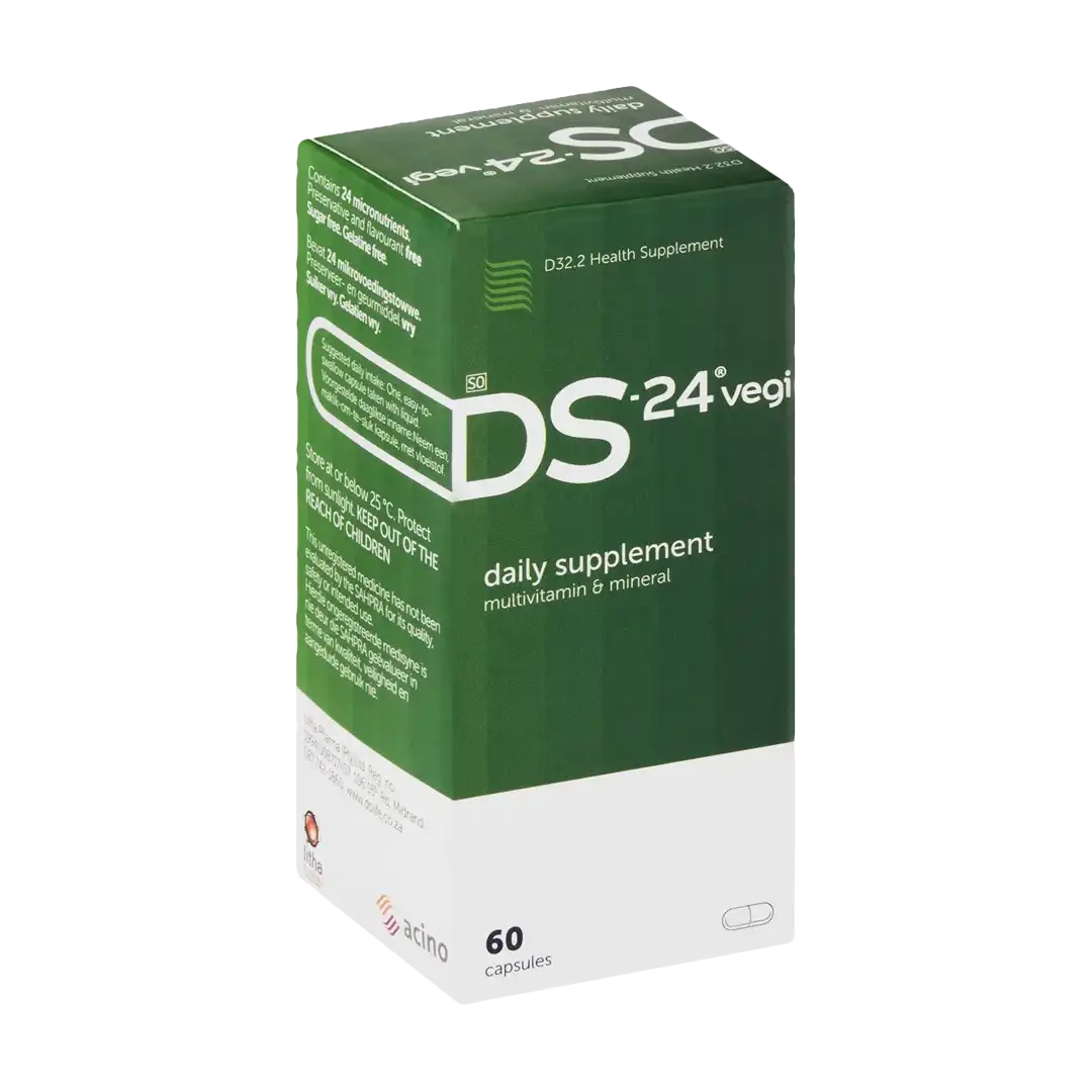 Ds-24 Vegi Multivitamin And Mineral Daily Supplement Capsules
