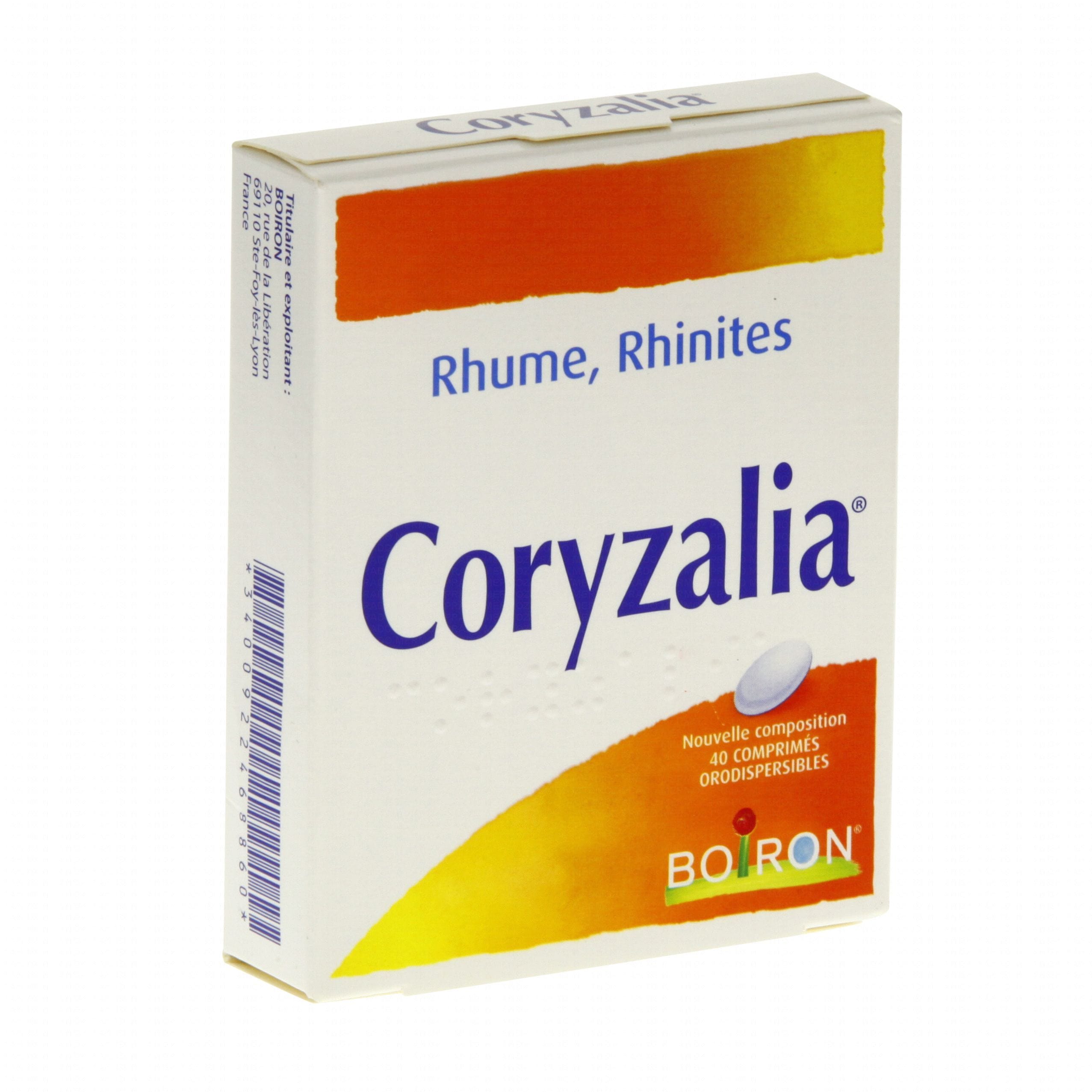 Coryzalia Health Coryzalia Tabs, 40's 6009674620099 703907001