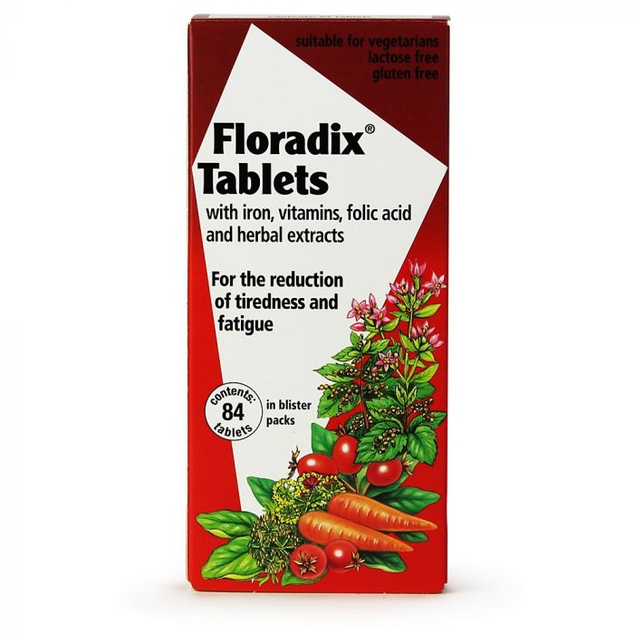 Floradix Iron Tabs, 84's