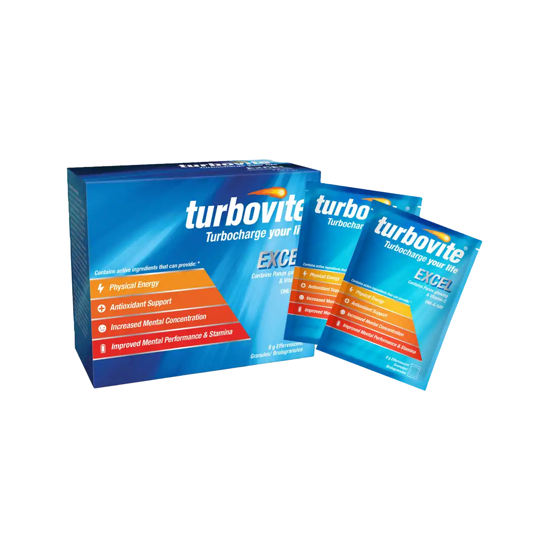 Turbovite Excel Sachets, 20's