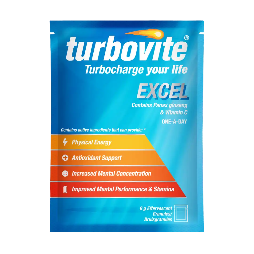 Turbovite Excel Sachets, 20's