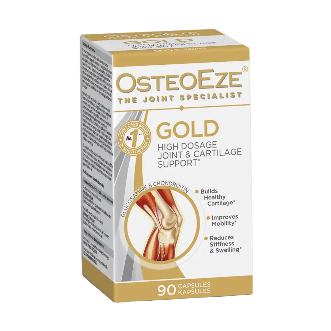 OsteoEze Gold Capsules, 90's + OsteoFreeze Roll-on 50ml Banded