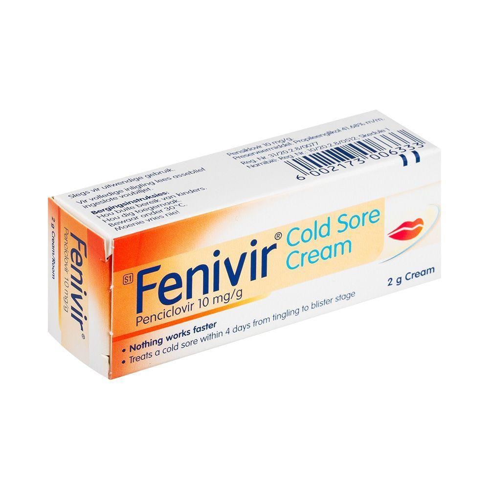 OTC Health Fenivir Cold Sore Cream, 2g 6002173006333 707519001