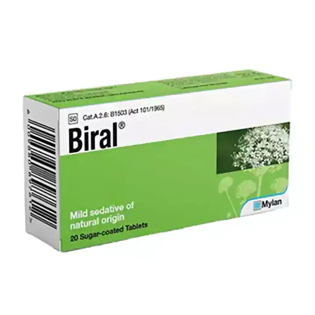 Biral Tablets, 20's