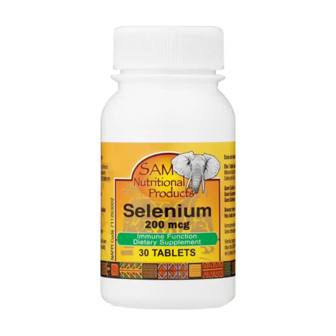 SAM Nutritional Products Selenium 200mcg Tablets, 100's