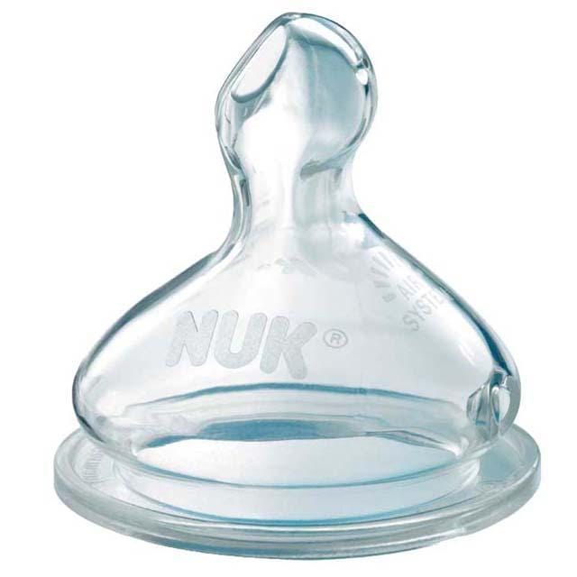Nuk Baby Nuk First Choice Silicone Vented Teat Med Hole Size 2 6009631451926 71178