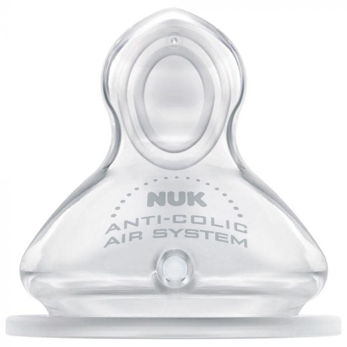 Nuk Baby Nuk First Choice Silicone Vented Teat Large Hole Size 2 6009631451964 71180