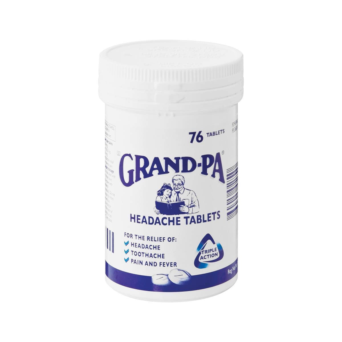 Grand-Pa Health Grand-Pa Headache Tablets, 76's 60050250 729442047