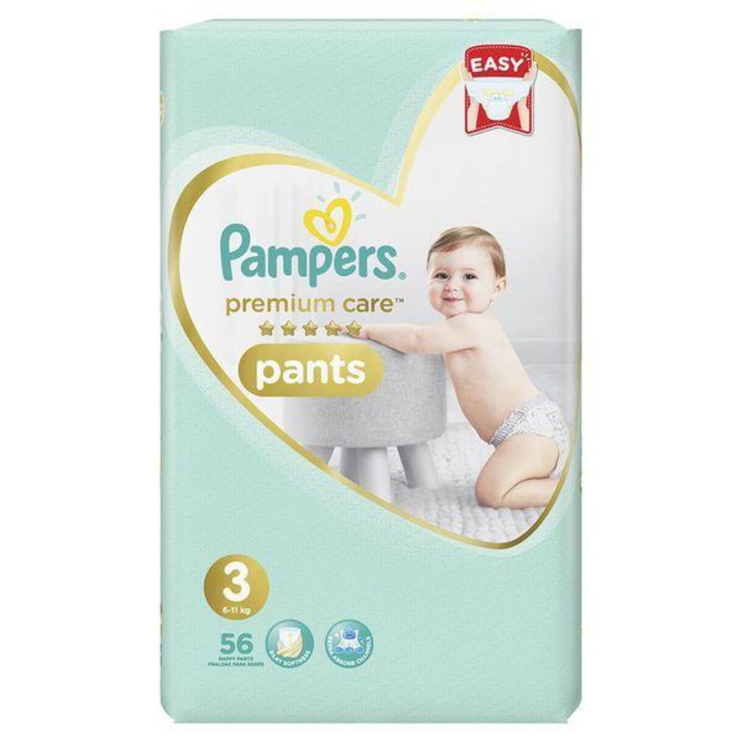 Mopani Pharmacy Baby Pampers Premium Care Pants 3, 56's 8001090697585