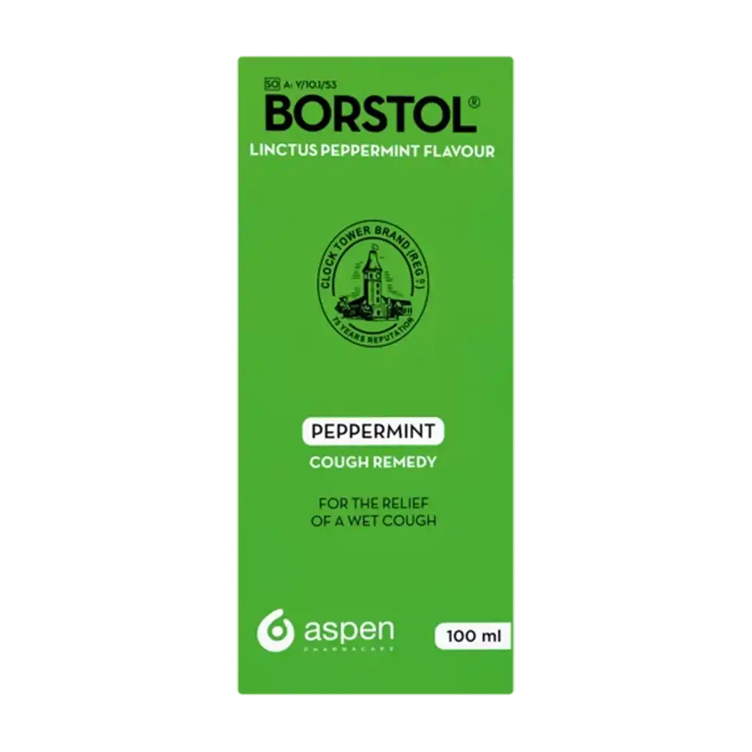 Borstol Peppermint Cough Syrup, 100ml