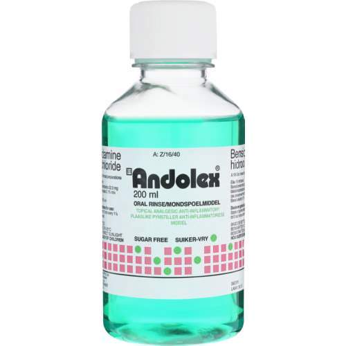 Andolex Health Andolex Oral Rinse, 200ml 6001340001218 810576007