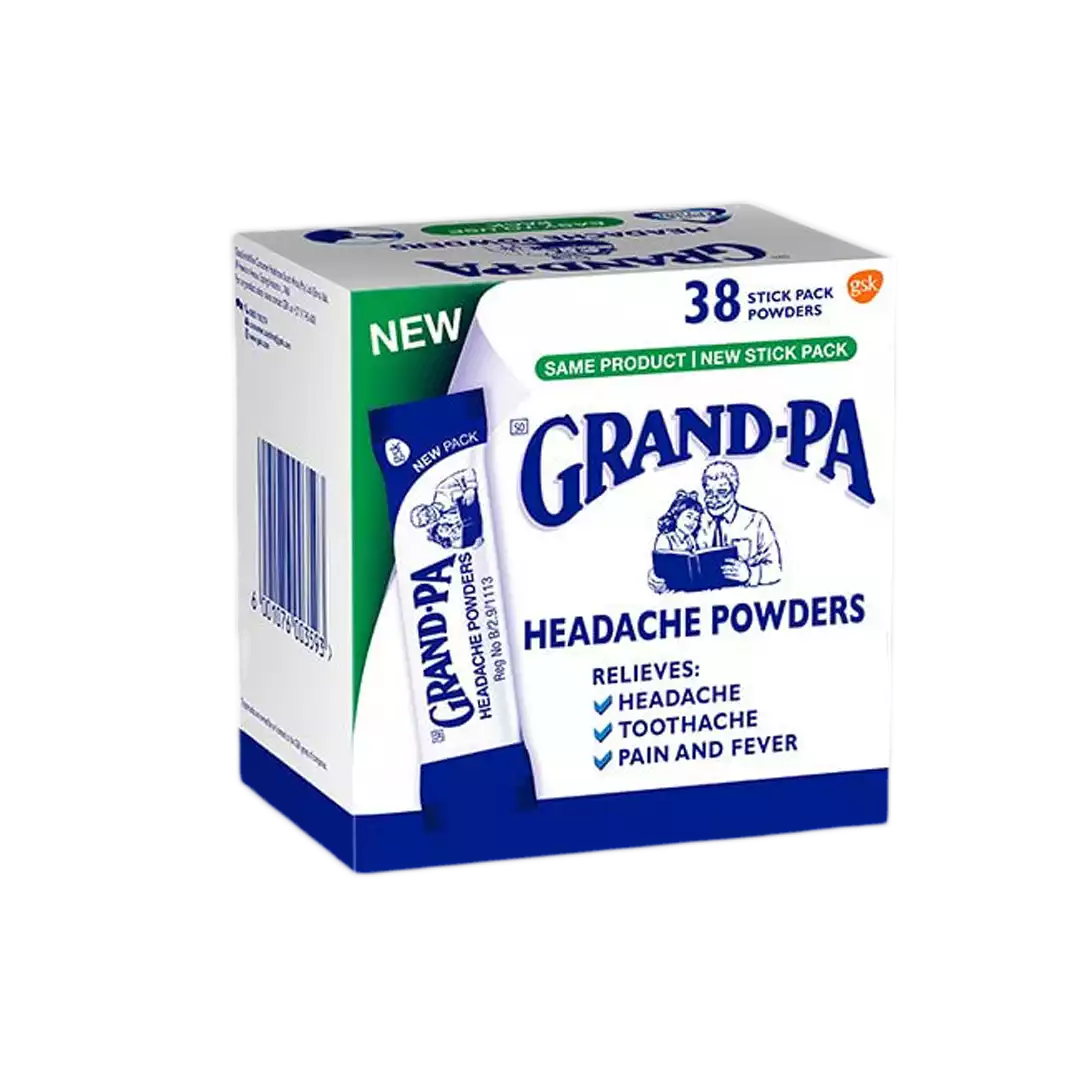 Grand-Pa Headache Powders, 38's