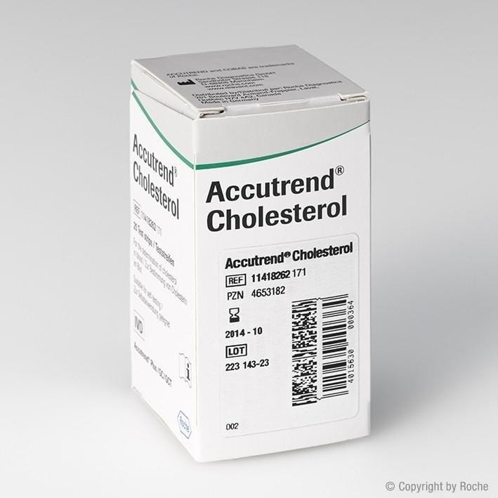 Accutrend Health Accutrend Cholesterol Strips, 25's 4015630000364 823414019