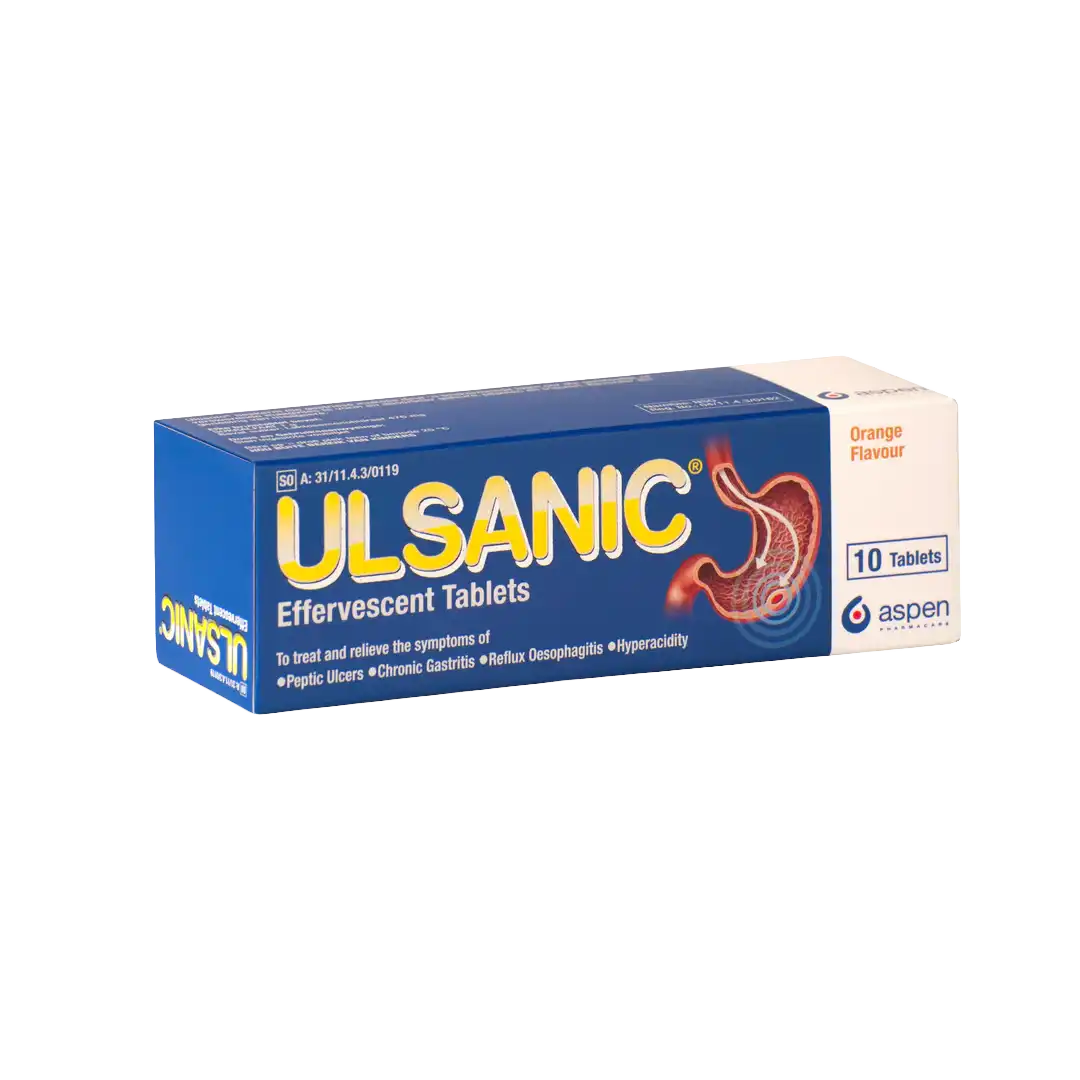 Ulsanic Effervescent Tablets 10's Orange Flavour