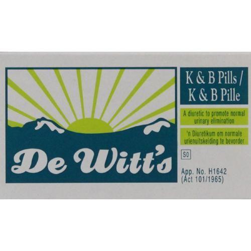 De Witts Health De Witts K&B Pills, 100's 60083319 845787020