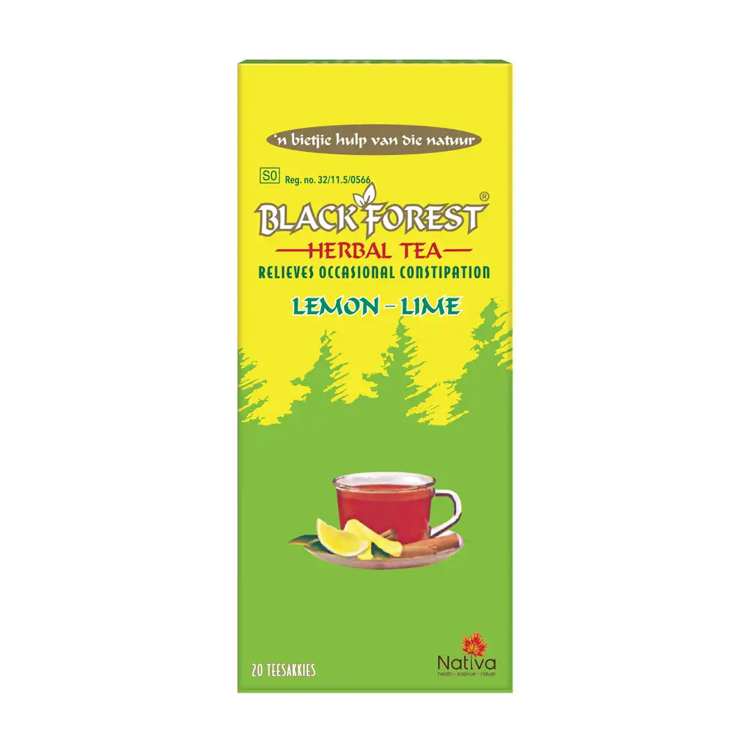 Black Forest Herbal Tea Lemon-Lime, 20's