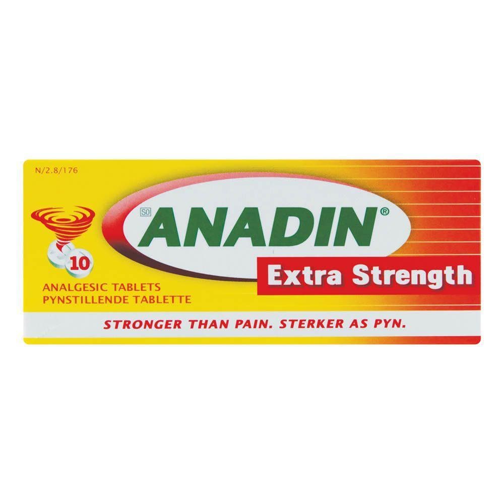 Anadin Health Anadin Extra Tabs, 10's 6001605002172 848085019