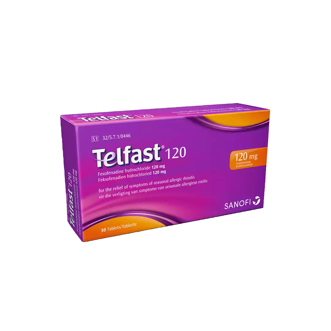 Telfast Tabs 120Mg, 30's
