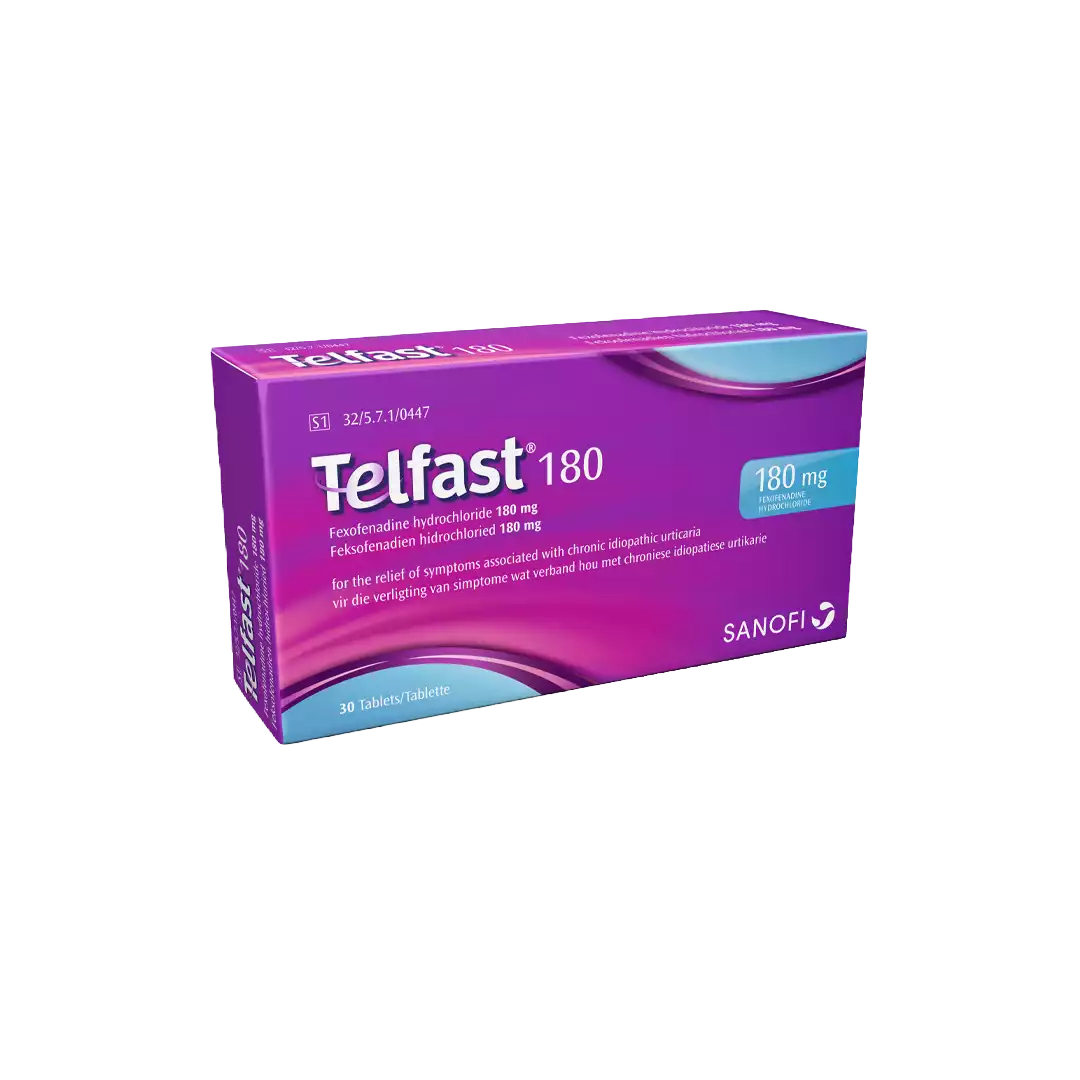 Telfast Tabs 180Mg, 30's