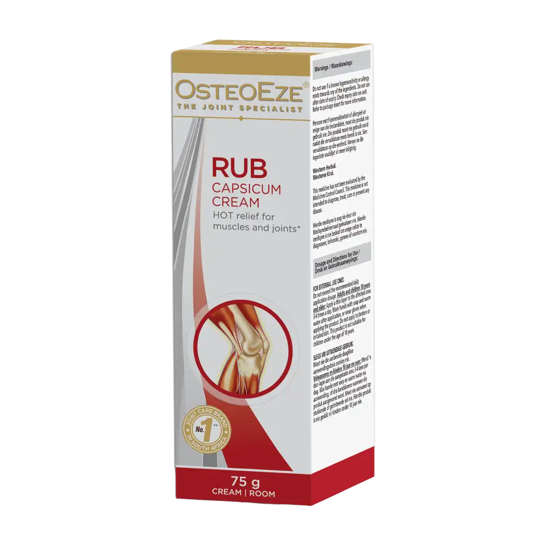 OsteoEze Rub Capsicum Cream, 75g
