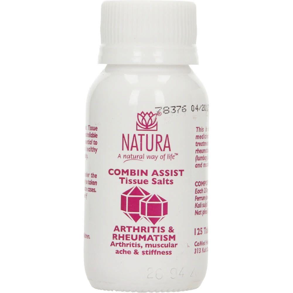 Natura Vitamins Natura Combin Tissue Salts Arthritis and Rheumatism Tabs 125's 6009611485415 88540