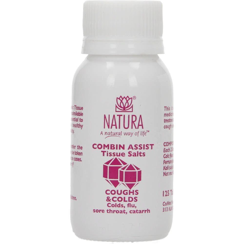 Natura Vitamins Natura Combin Tissue Salts  Cough and Cold Tabs 125's 6009611485453 88542