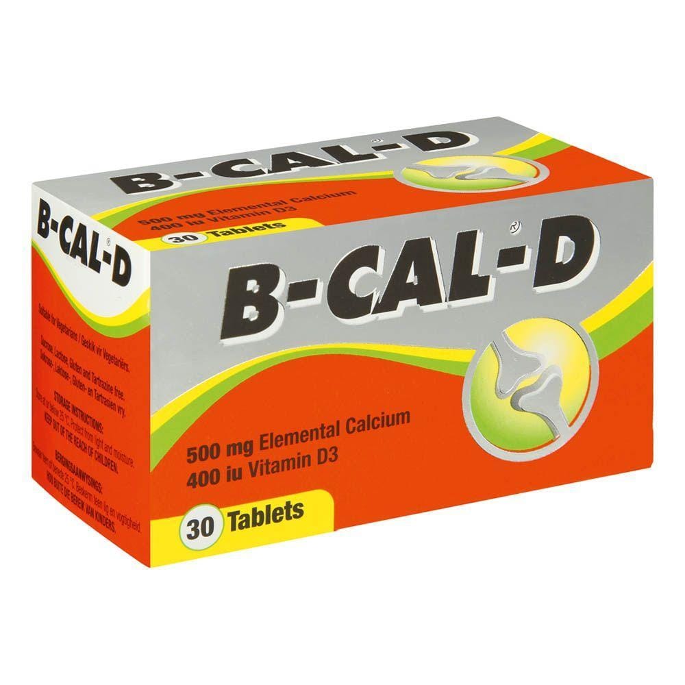 B-Cal Vitamins B-Cal-D Swallow Tabs 500mg, 30's 6009620600335 889211004