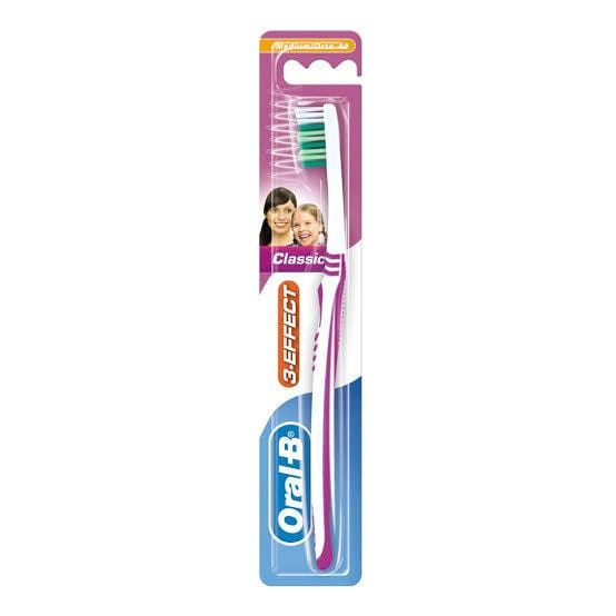 Oral-B Toiletries Oral B Toothbrush 3 Effect Classic 40, Medium 3014260275921 93886