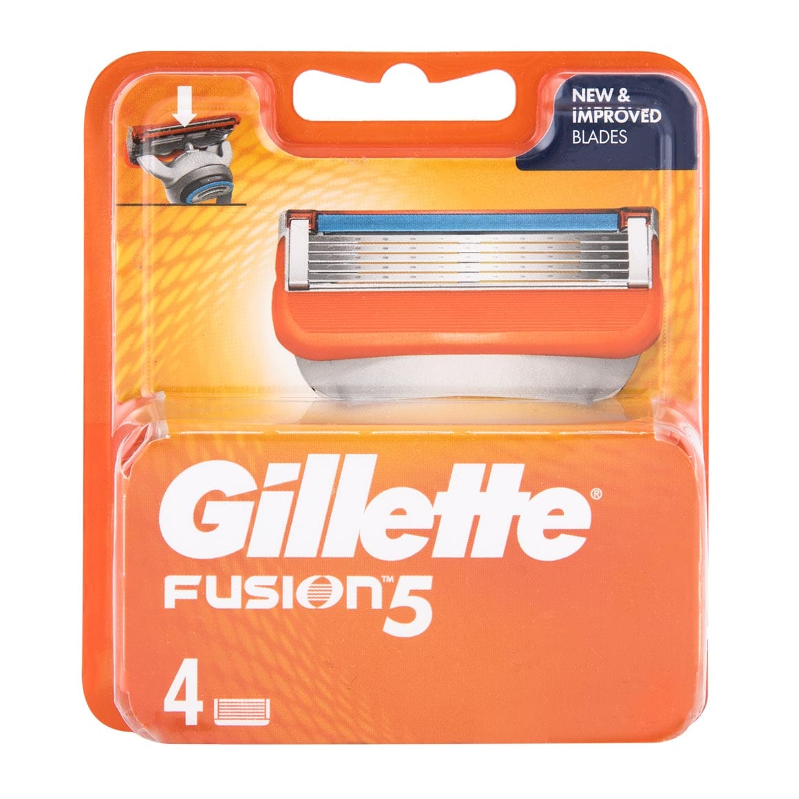 Mopani Pharmacy Toiletries Gillette Fusion 5 Cartridges, 4's 7702018874460 94898