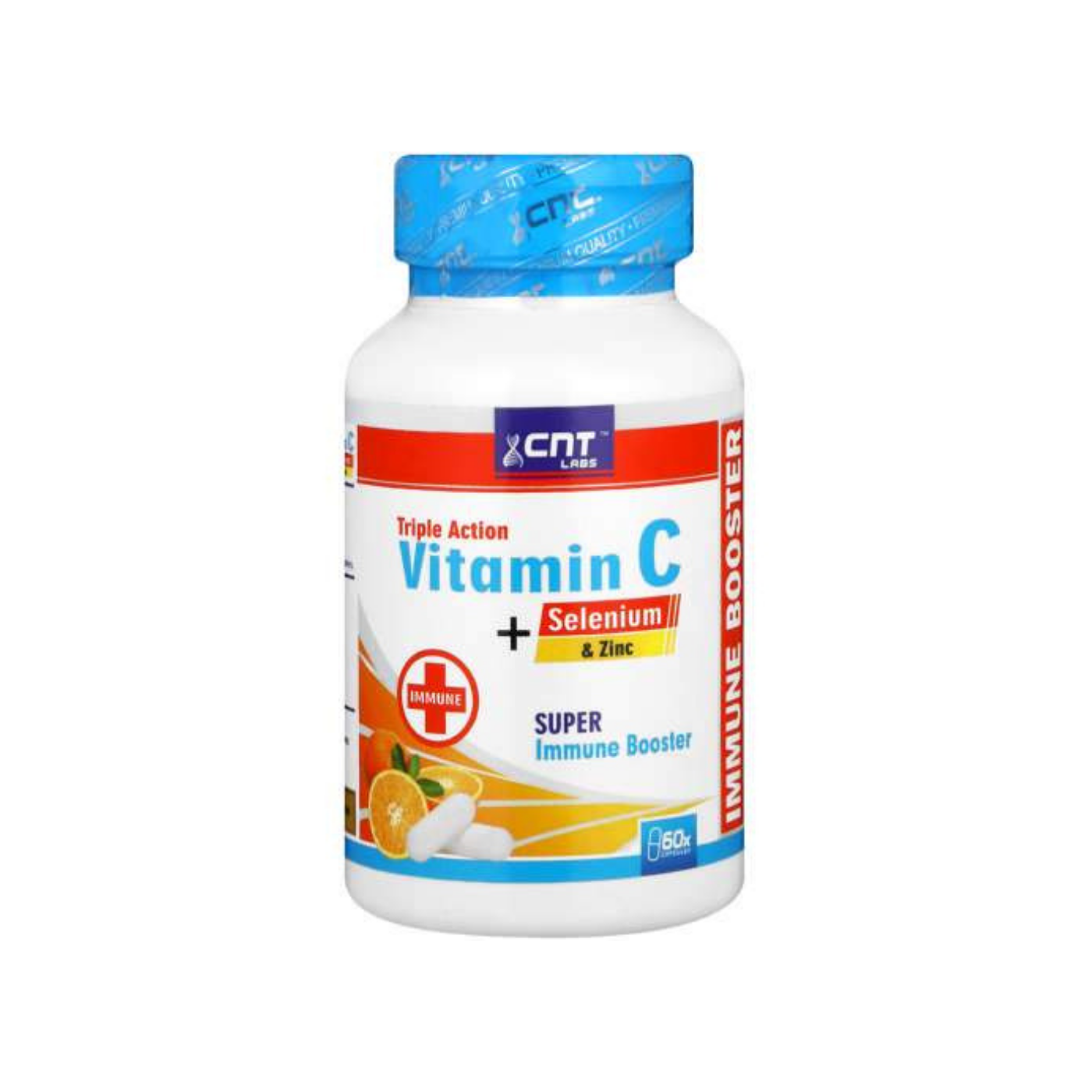 CNT Triple Action Vitamin C with Selenium & Zinc Caps, 60’s