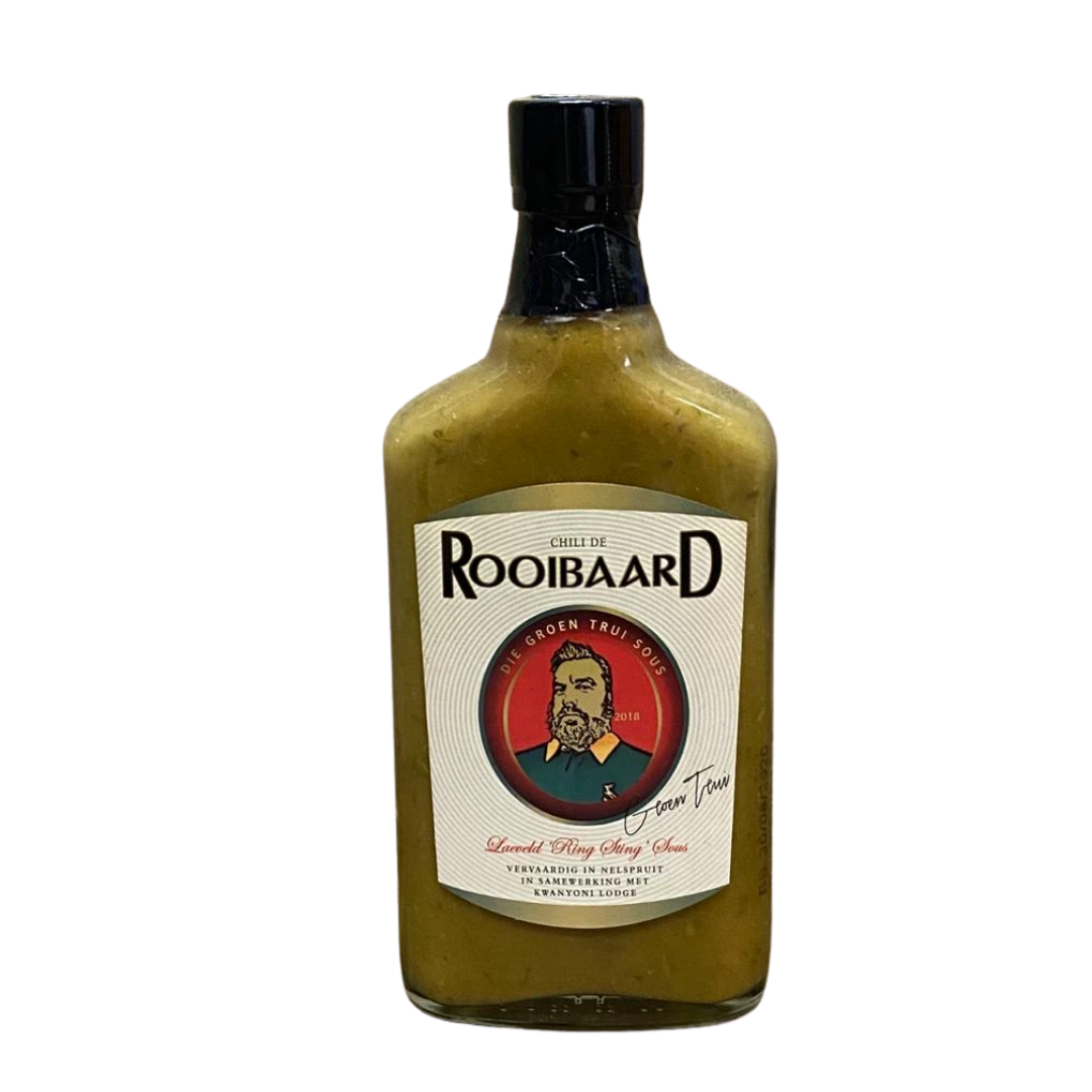 Rooibaard Groen Trui Chilli Sauce 375ml