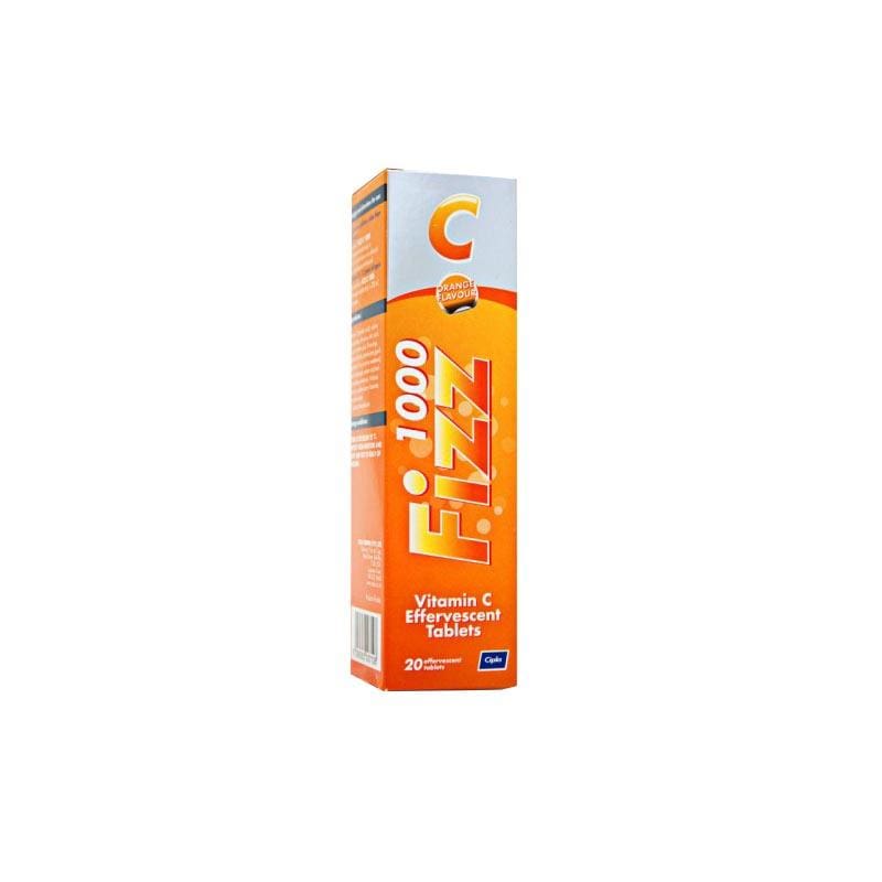 Mopani Pharmacy Vitamins Fizz-C 1000mg Effervescent, 20’s