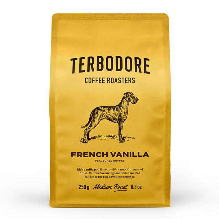 Terbodore French Vanilla Coffee Beans, 250g