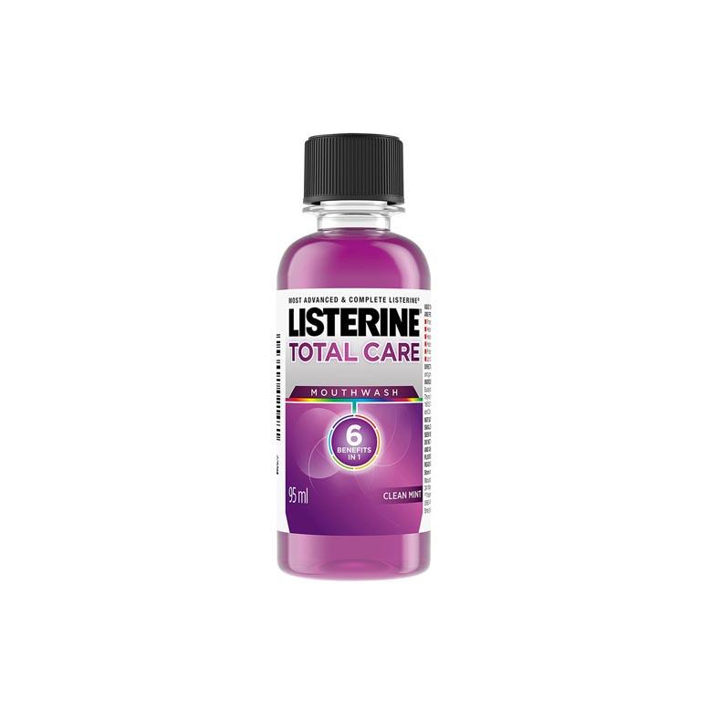 Listerine Total Care Clean Mint Mouthwash, 95ml