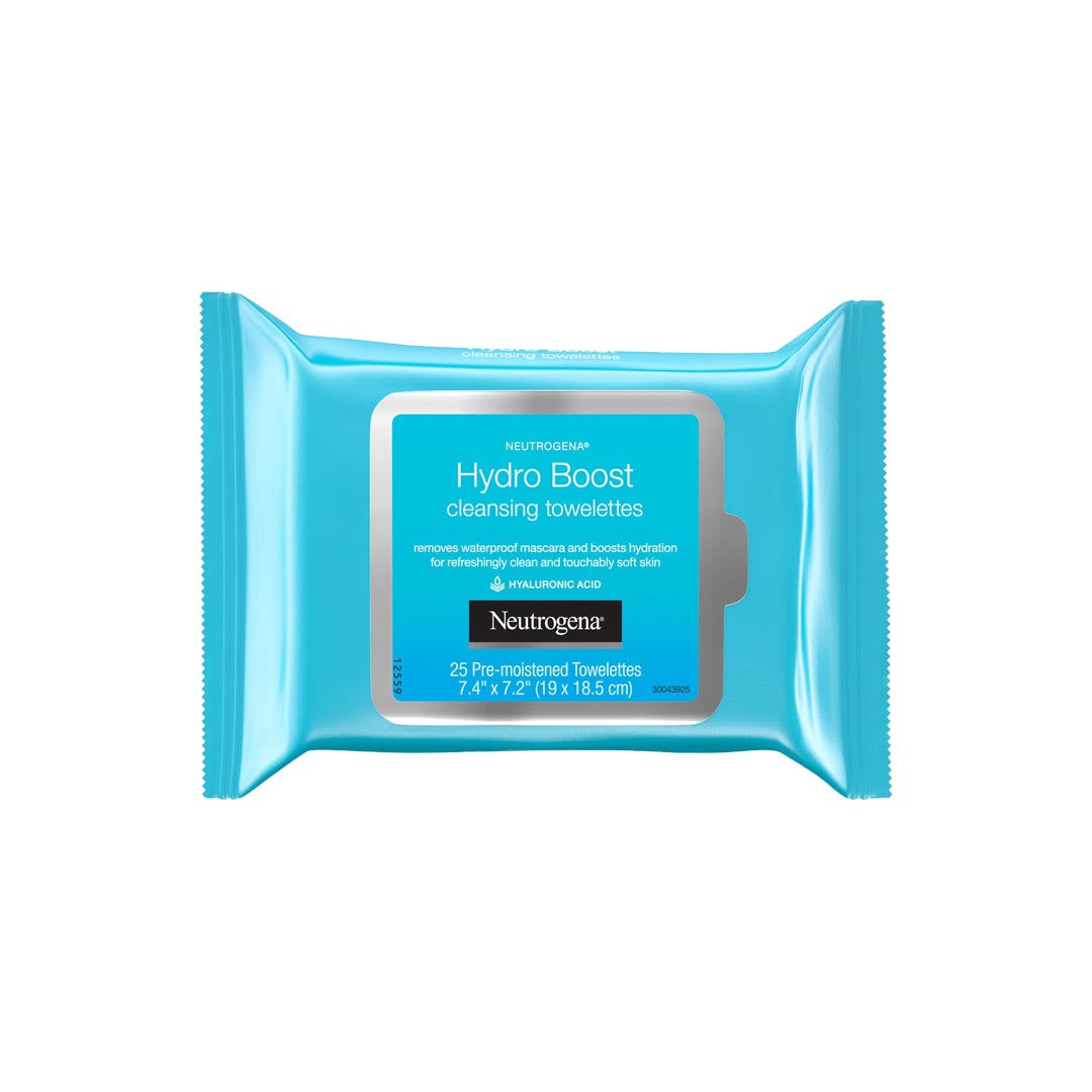 Neutrogena Hydro Boost Cleanser Facial Wipes, 25's
