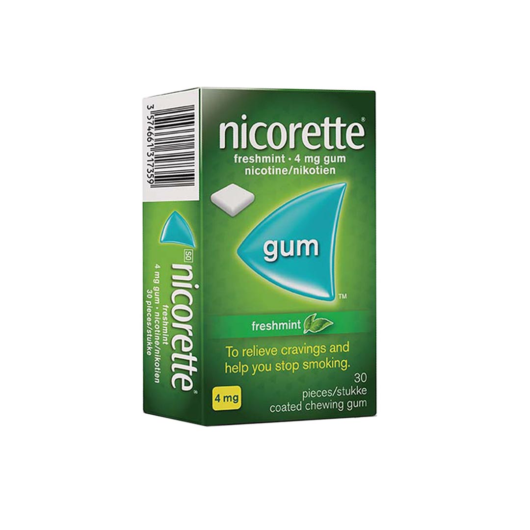 Nicorette Gum 4mg Assorted, 30's