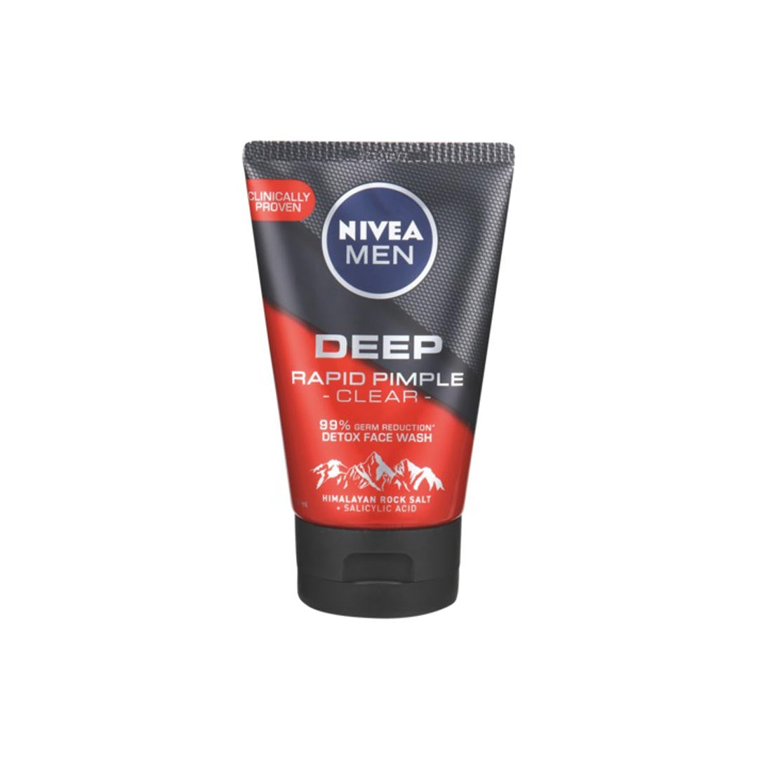 Nivea Men Deep Rapid Pimple Clear Face Wash, 100ml