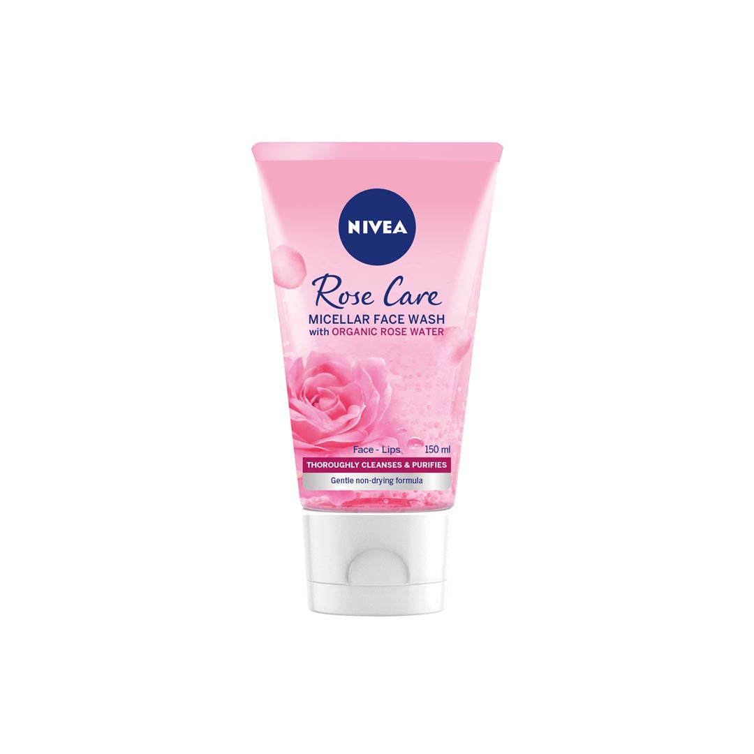 Nivea Rose Care Micellair Rose Water Face Wash Gel, 150ml