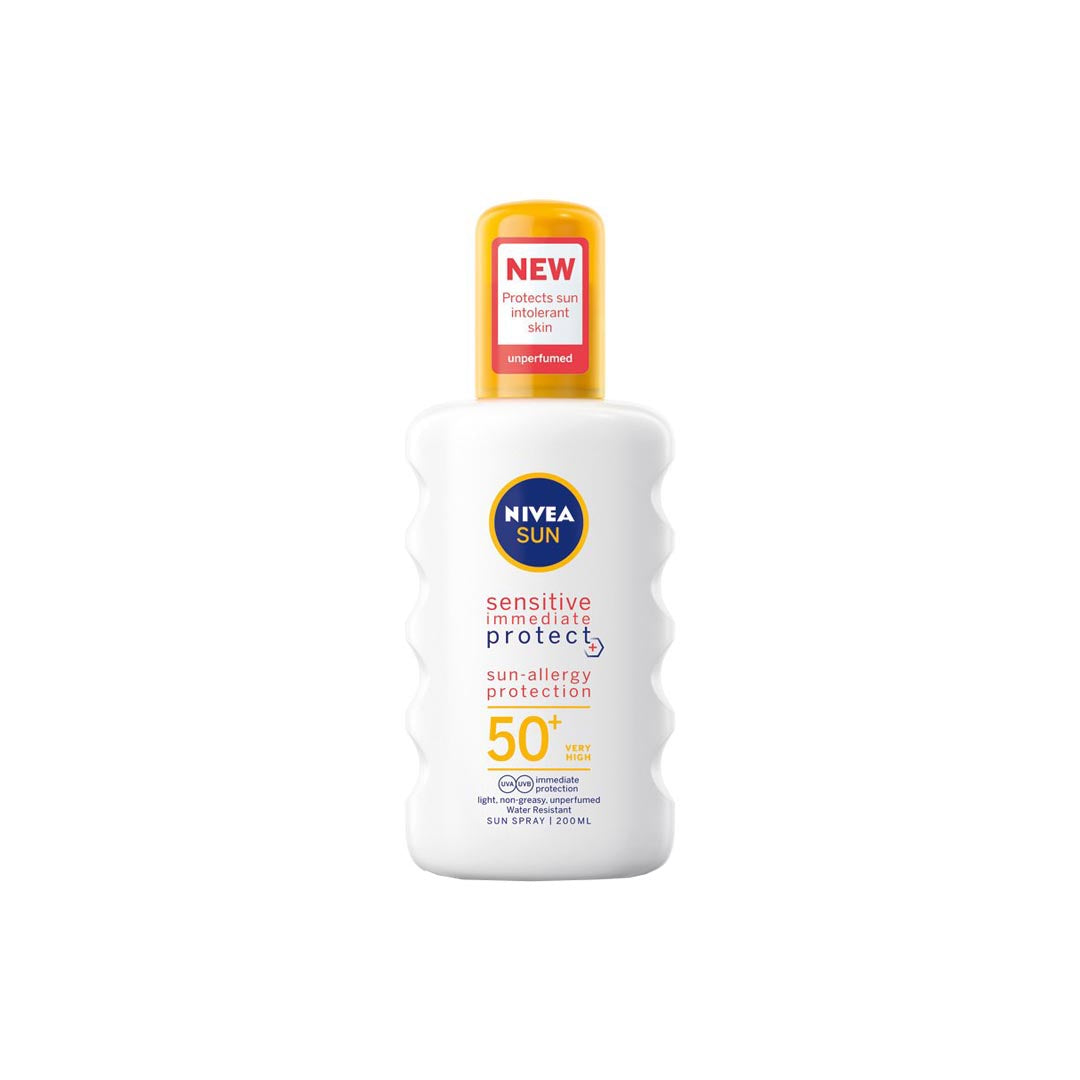 Nivea Sun Sensitive Immediate Protect Sun-Allergy Protection Spray SPF50, 200ml