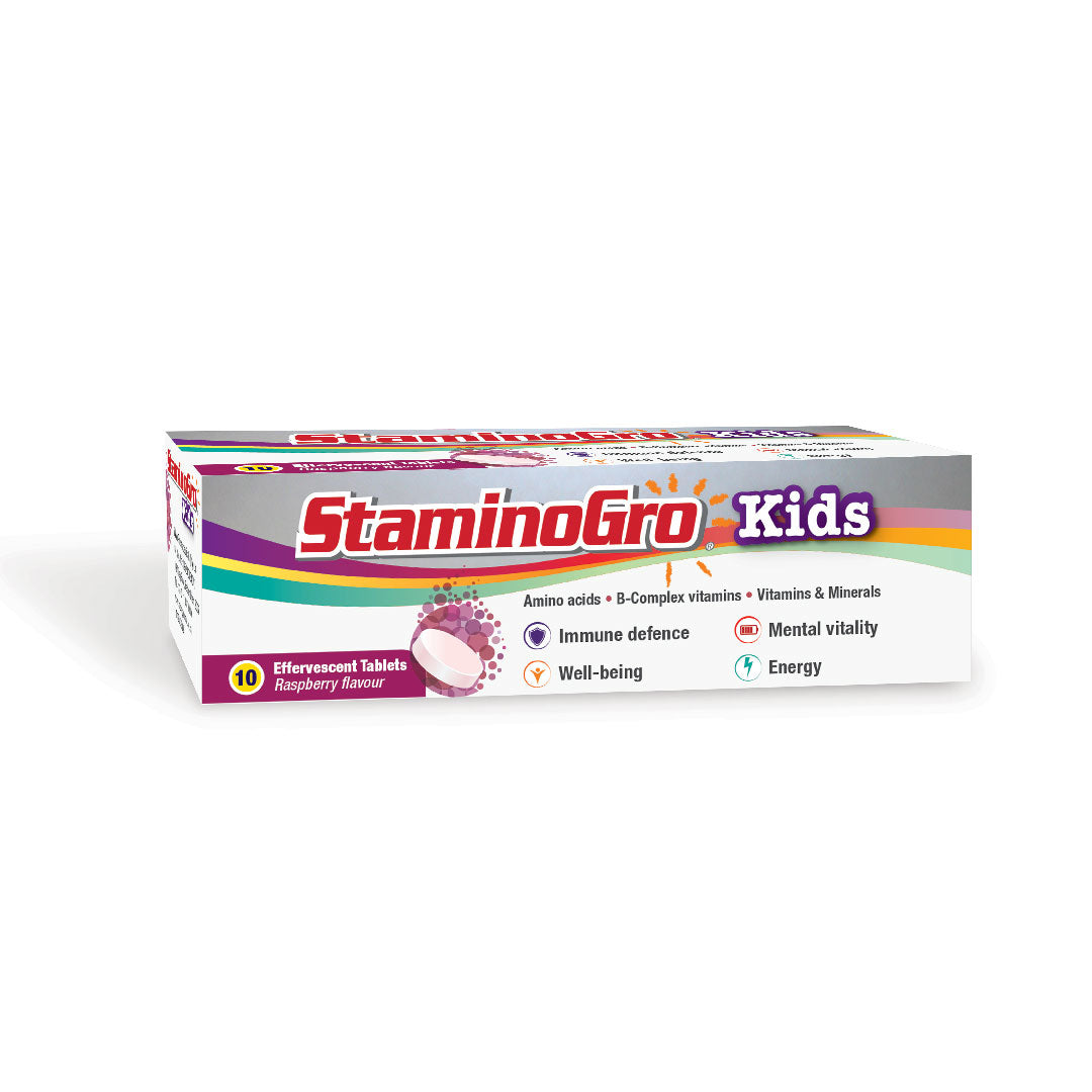 Staminogro Kids Fizz Effervescent Tabs 10's, Assorted Flavours