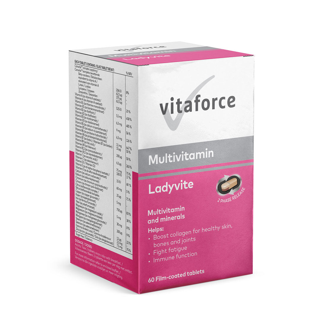 Vitaforce Multivitamin Ladyvite 50+ Tabs, 60's